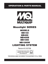 MQ Multiquip MB1000 User manual