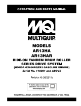 MQ Multiquip AR13HA-R User manual
