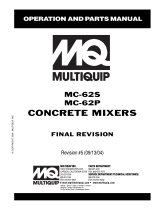 MQ Multiquip MC62SP User manual