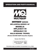 MQ Multiquip HPHA46411H User manual