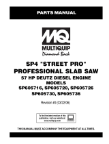 MQ Multiquip Saw SP605716 User manual