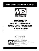 MQ Multiquip QP202TH User manual