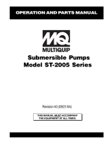 MQ Multiquip ST2005 User manual