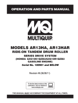 MQ Multiquip AR13HA User manual