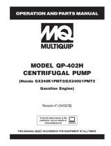 MULTIQUIP QP-402H User manual