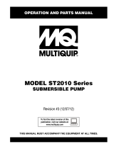 MULTIQUIP ST2010 Series User manual