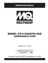 MQ Multiquip ST6125G User manual