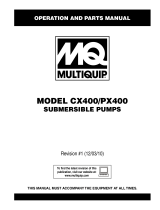 MULTIQUIP CX400 User manual