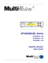 Multitech MT5600BAV.90 User manual
