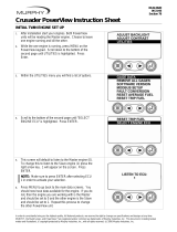 Murphy Crusader PowerView Initial Twin Engine User manual