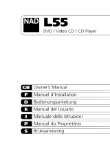 NAD L55 User manual