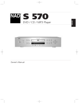 NAD S 570 User manual