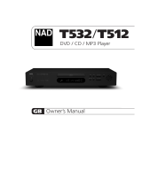 NAD T512 User manual