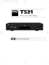 NAD T 531 User manual