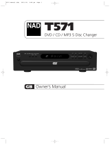 NAD T 571 User manual
