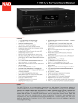 NAD T785 User manual