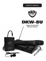 Nady Systems DKW-8U User manual