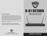 Nady Systems OCTAVO U-81 User manual