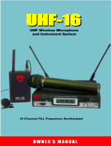 Nady Systems UHF-16 User manual