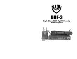 Nady UHF 3 User manual