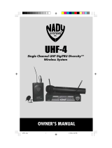 Nady Systems UHF4LTSYS13 User manual