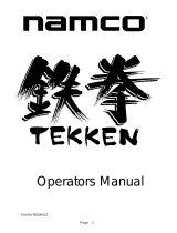 NAMCO Tekken User manual