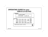 NAPCO GEM-K1CA User manual