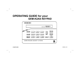 NAPCO Gemini GEM-K2AS User manual