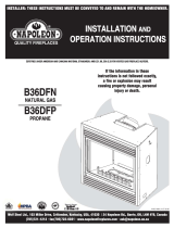Napoleon Fireplaces B36DFN User manual