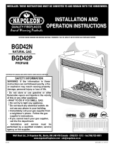 Napoleon Fireplaces BGD42 User manual