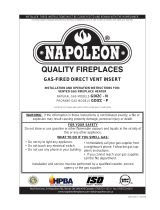 Napoleon Fireplaces GDIZC-N User manual