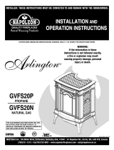Napoleon Fireplaces Arlington GVFS20N User manual