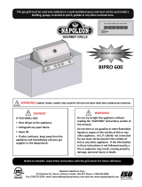 NAPOLEON BIPRO 600 User manual