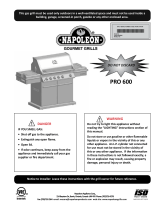 NAPOLEON PRO 600 User manual