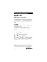 National Instruments CFP-RLY-421 User manual