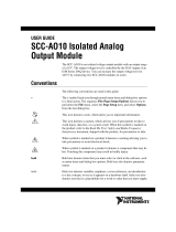 National Instruments SCC-AO10 User manual