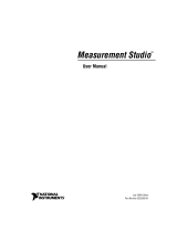 National Instruments Measurement Studio User manual