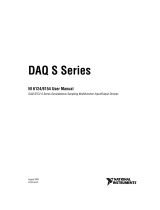 National Instruments Network Device DAQ S User manual
