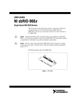 National Instruments NI sbRIO-960x User manual