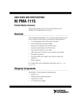 National Instruments NI PMA-1115 User manual