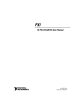 National Instruments NI PXI-8184 User manual