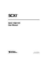 National Instruments SCXI-1190/1191 User manual