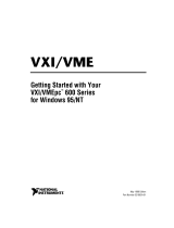 National Instruments VXI/VME 600 User manual