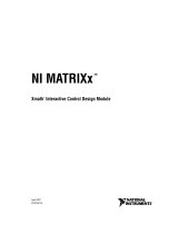 National Instruments NI MATRIXx Xmath User manual