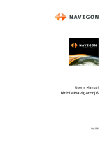 Navigon MN 6 User manual