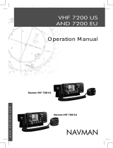 Navman VHF 7200 User manual
