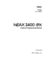 NEC 2400 PX User manual