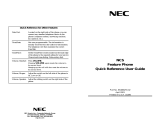 NEC 85480QRO02 User manual