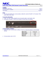NEC E424 User manual
