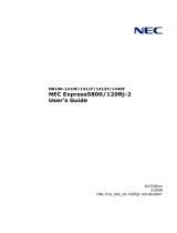NEC Express5800/120Rj-2 User guide